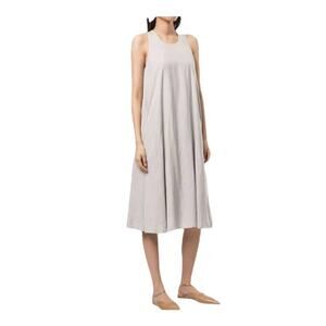 NEW James Perse Los Angeles Silver Tank Midi Dress Size 1 MSRP $400‎